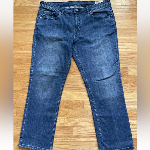 David Britton BUFFALO Dark Wash Denim 5PKT JACKSON Straight Jeans 38”X 30” - Picture 10 of 15